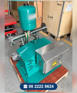 Hệ 2 bơm tăng áp biến tần Beluno 2IVT – bình tích áp, tủ điện inox